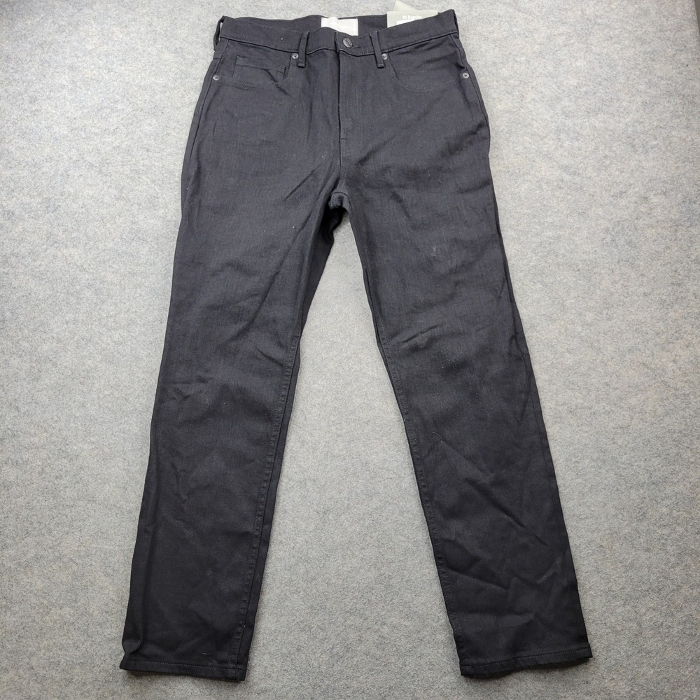 Everlane Jeans Womens 30 Regular High Rise Straight Leg Pants Black Denim 40394